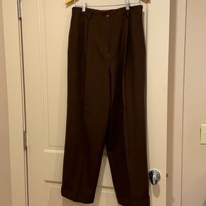 Classic wool pleated dress pants Jones NY size 10